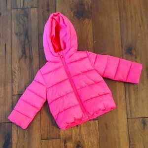 Vibrant Pink Puffer Jacket